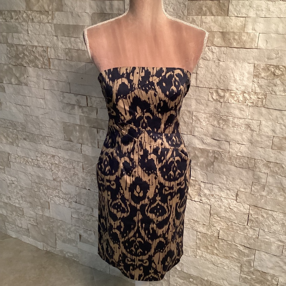 Michael Kors Strapless Sheath Dress